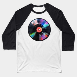 Spectrum Spinning Record Vinyl Vintage Audio Retro Music Baseball T-Shirt